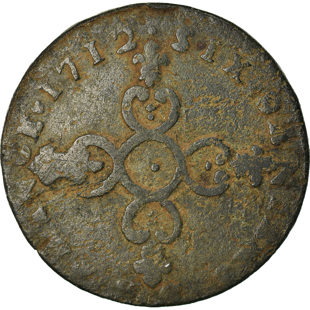Moneta, Francia, Louis XIV, Six deniers dits 