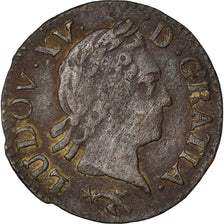 Moneta, Francia, Louis XV, Liard, 1769, Besançon, MB, Rame, Gadoury:272