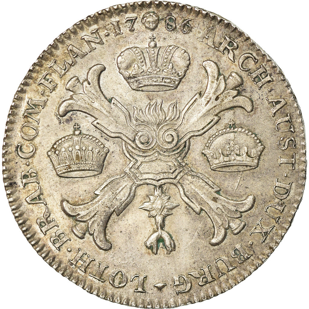 Coin, AUSTRIAN NETHERLANDS, Joseph II, Kronenthaler, 1786, Brussels, EF(40-45)