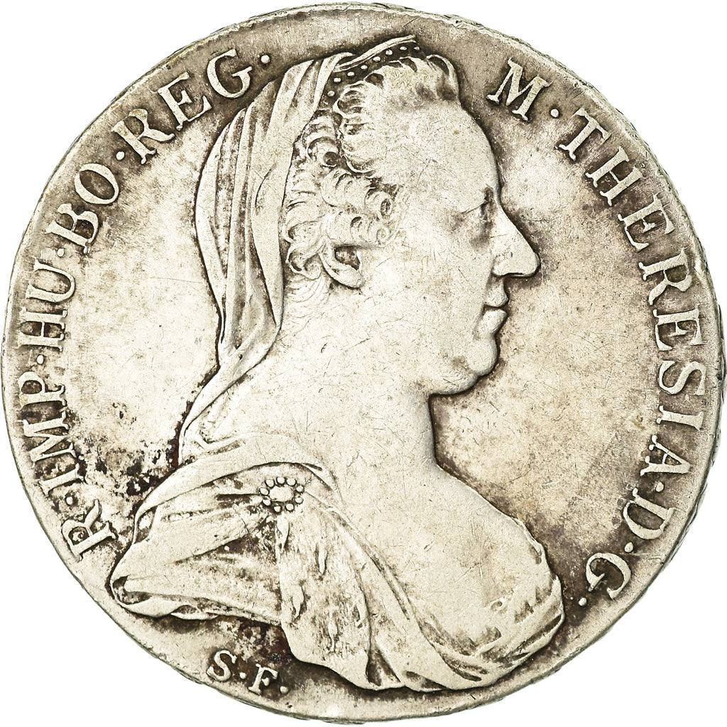 Coin, Austria, Maria Theresa, Thaler, 1780, Vienna, Restrike, VF(30-35), Silver