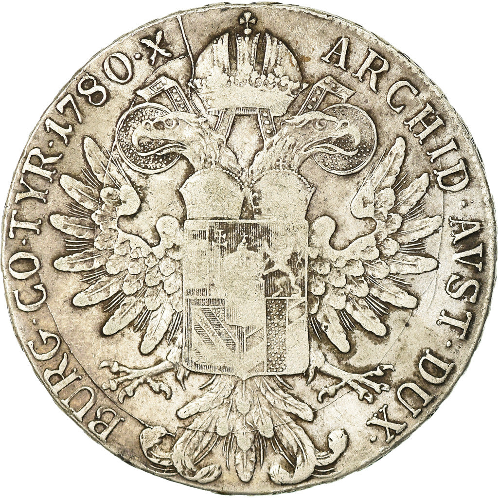 Coin, Austria, Maria Theresa, Thaler, 1780, Vienna, Restrike, VF(30-35), Silver