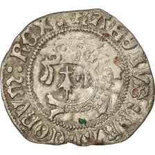 Coin, France, Charles VIII, Liard, 1492, Rennes, VF(30-35), Billon, Duplessy:602
