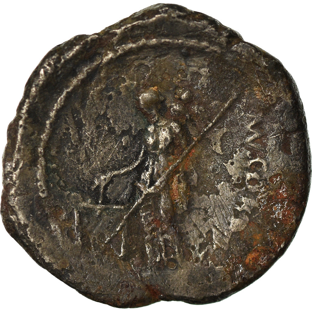 Coin, Cordia, Denarius, 46 BC, Rome, VF(30-35), Silver, Crawford:463/1b