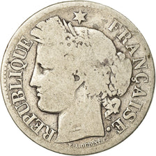 Coin, France, Cérès, 2 Francs, 1850, Paris, VG(8-10), Silver, KM:760.1