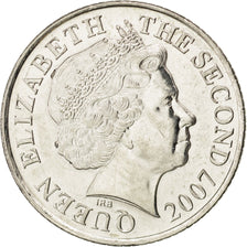 JERSEY, 10 Pence, 2007, KM #106, MS(63), Copper-Nickel, 24.5, 6.48