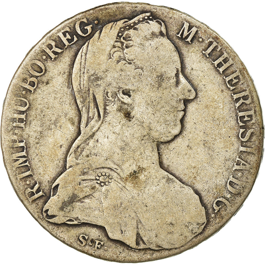 Coin, Austria, Joseph II, Thaler, 1780, Vienna, Restrike, F(12-15), Silver