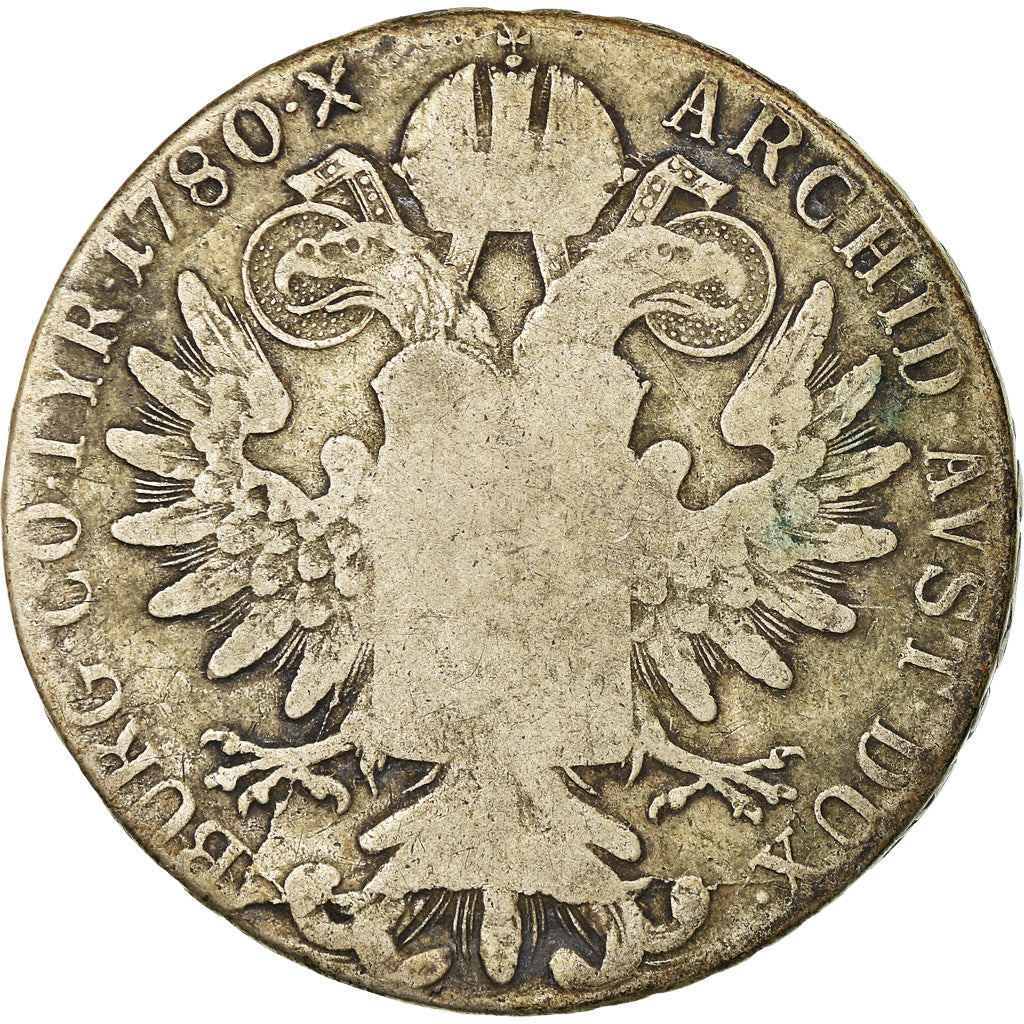 Coin, Austria, Joseph II, Thaler, 1780, Vienna, Restrike, F(12-15), Silver