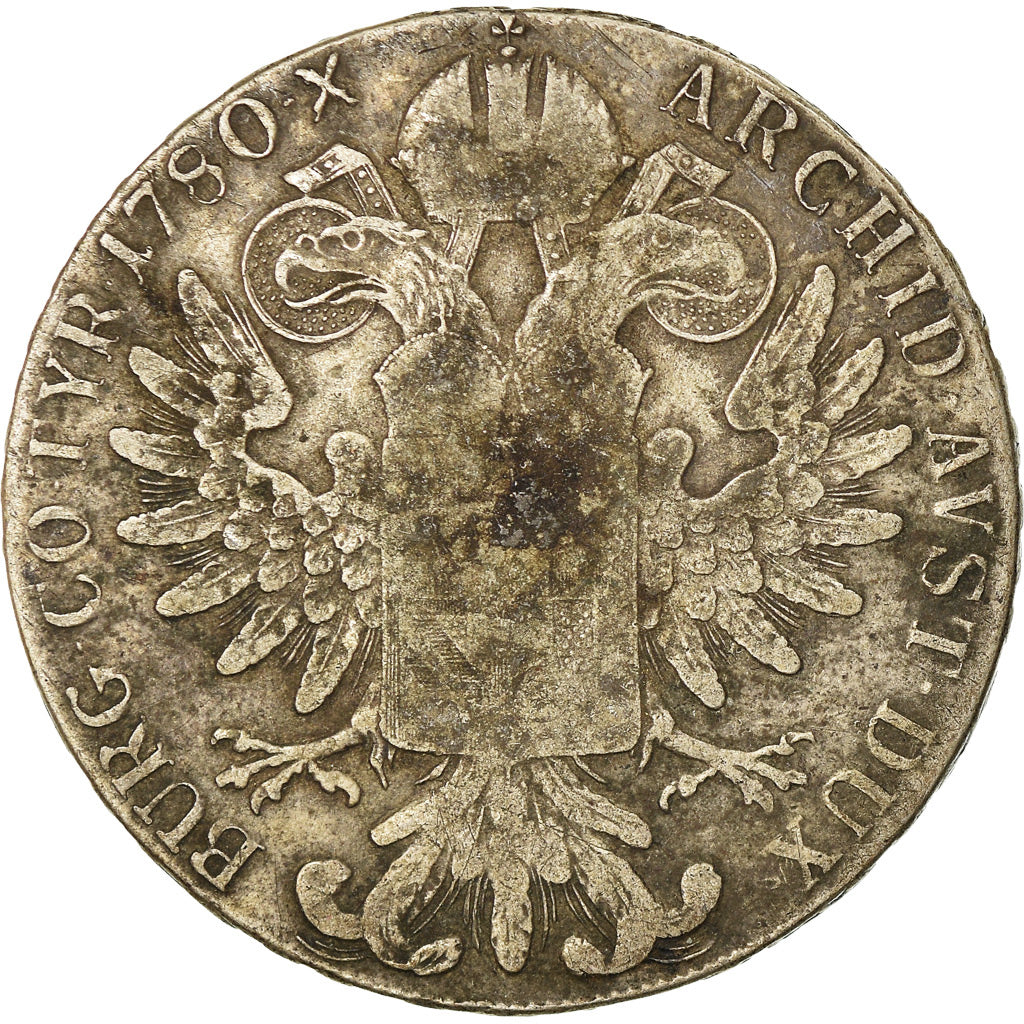 Coin, Austria, Joseph II, Thaler, 1780, Vienna, Restrike, VF(20-25), Silver