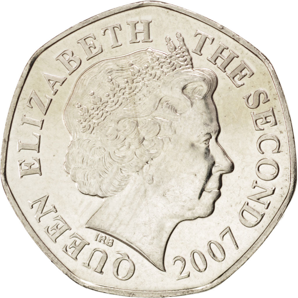 JERSEY, 20 Pence, 2007, KM #107, MS(63), Copper-Nickel, 21.4, 5.03