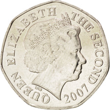 JERSEY, 20 Pence, 2007, KM #107, MS(63), Copper-Nickel, 21.4, 5.03