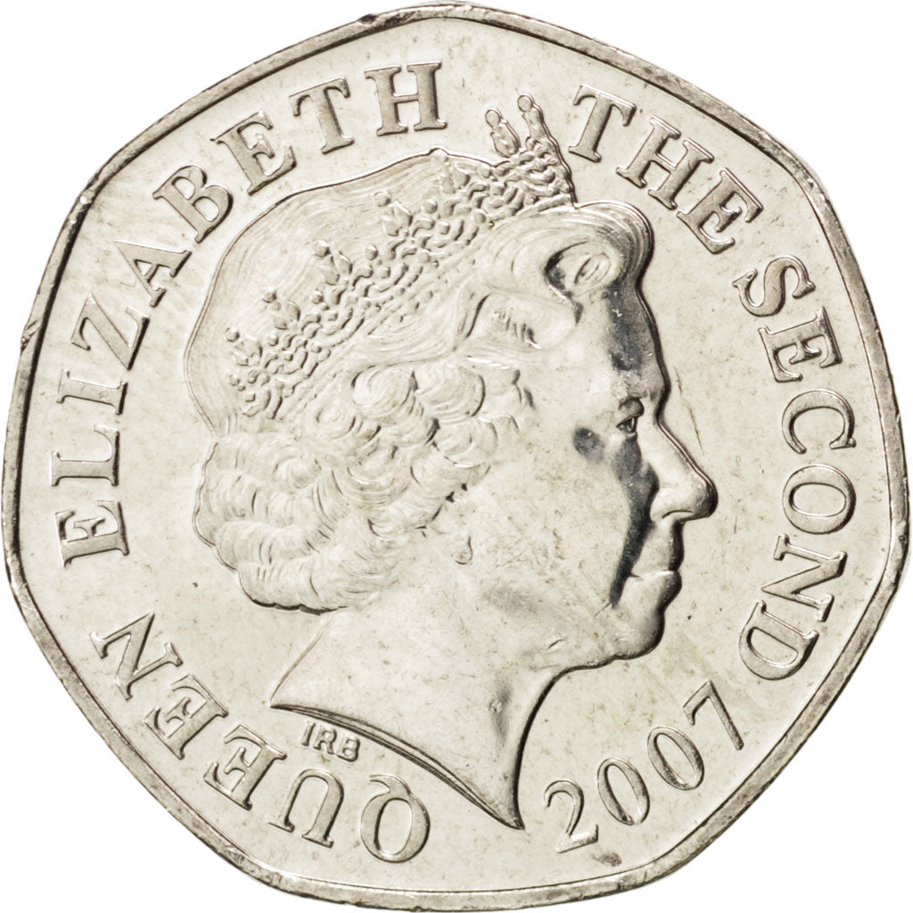 Coin, Jersey, Elizabeth II, 20 Pence, 2007, MS(63), Copper-nickel, KM:107