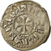 Moeda, França, Lotharius, Denarius, 960-980, Bourges, EF(40-45), Prata
