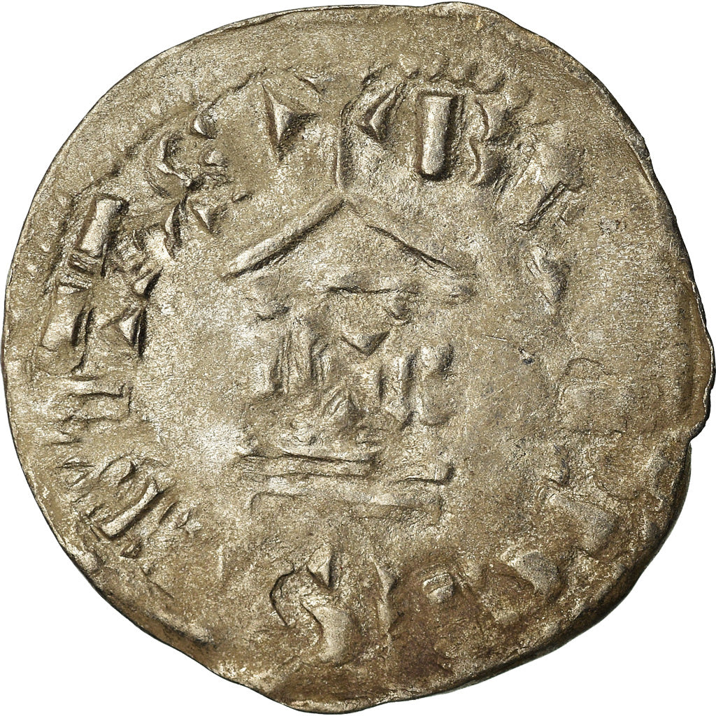 Münze, Frankreich, Lotharius, Denarius, 960-980, Bourges, SS, Silber, Prou:755