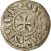 Moneta, Francia, Lotharius, Denarius, 960-980, Bourges, BB, Argento, Prou:755