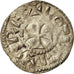 Moneda, Francia, Lotharius, Denarius, 960-980, Bourges, MBC, Plata, Prou:755