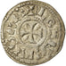 Coin, France, Lotharius, Denarius, 960-980, Bourges, AU(50-53), Silver, Prou:755