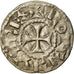 Monnaie, France, Lothaire, Denier, 960-980, Bourges, TTB+, Argent, Prou:755