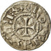 Moneta, Francia, Lotharius, Denarius, 960-980, Bourges, BB+, Argento, Prou:755