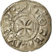 Coin, France, Lotharius, Denarius, 960-980, Bourges, AU(50-53), Silver, Prou:755