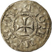 Coin, France, Lotharius, Denarius, 960-980, Bourges, AU(50-53), Silver, Prou:755
