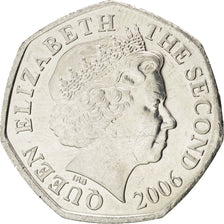 JERSEY, 50 Pence, 2006, KM #108, MS(63), Copper-Nickel, 27.3, 8.01
