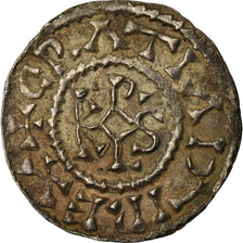 Moeda, França, Charles le Chauve, Denier, 864-865, Curtisasonien, AU(55-58)