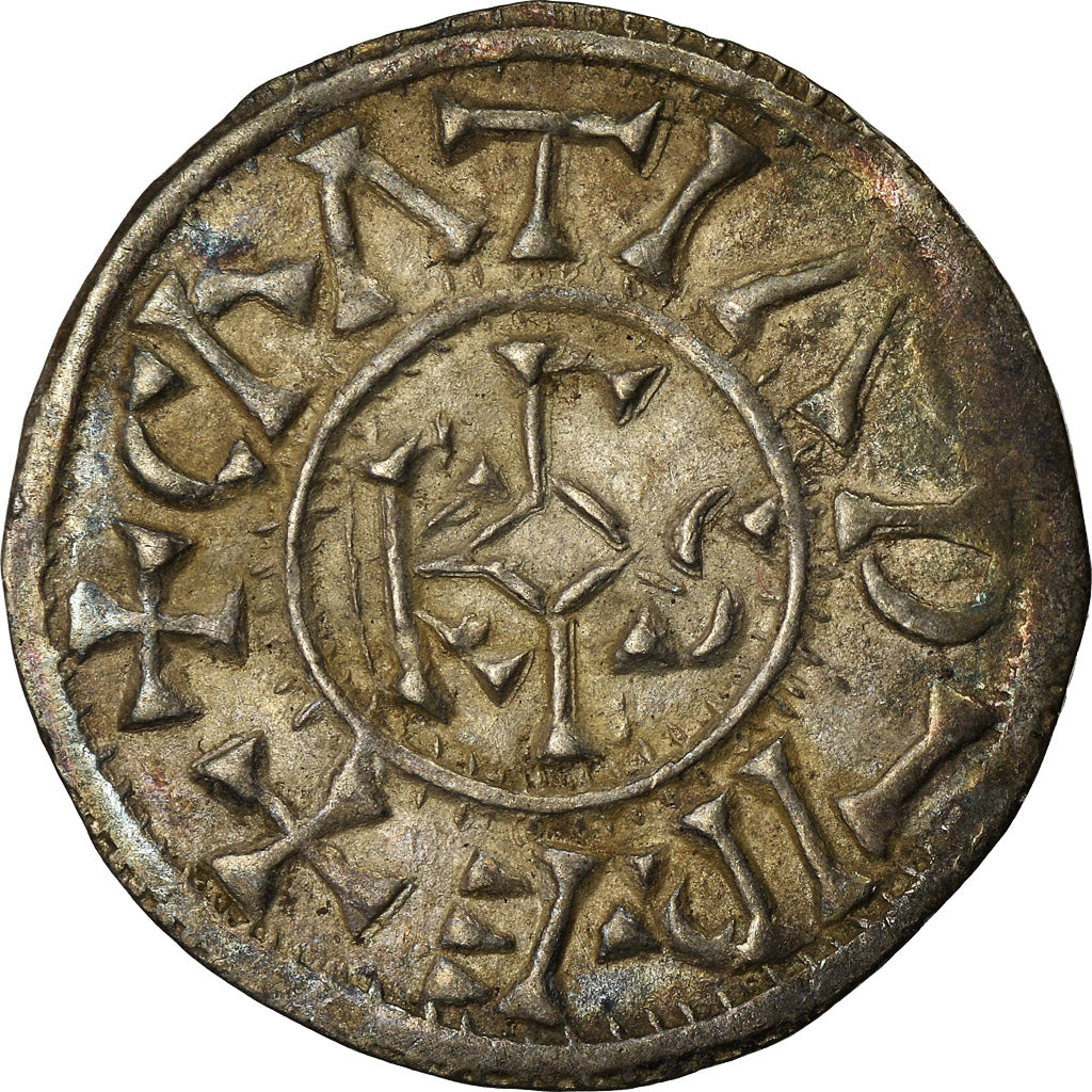 Coin, France, Charles le Chauve, Denier, 864-865, Curtisasonien, Variety