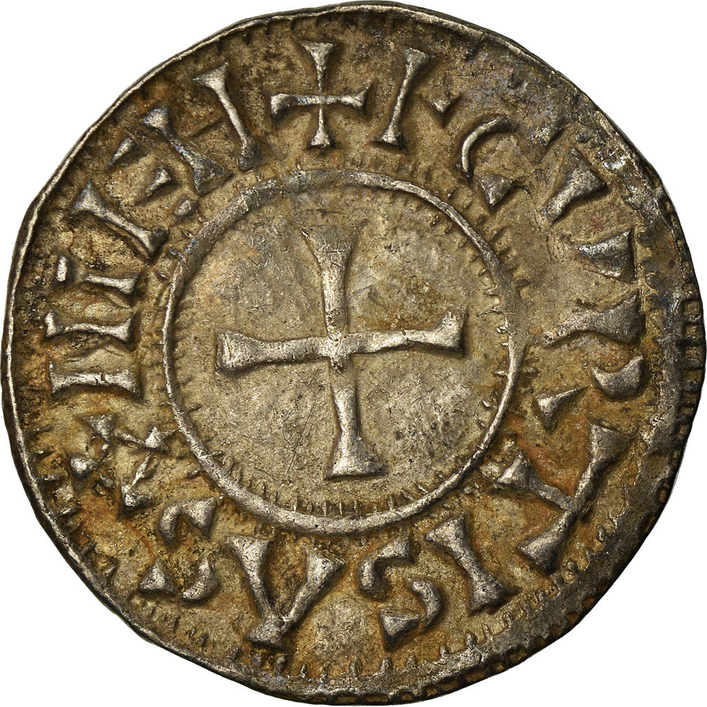 Coin, France, Charles le Chauve, Denier, 864-865, Curtisasonien, Variety