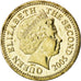 JERSEY, Pound, 2005, KM #101, MS(63), Nickel-Brass, 22.5, 9.53