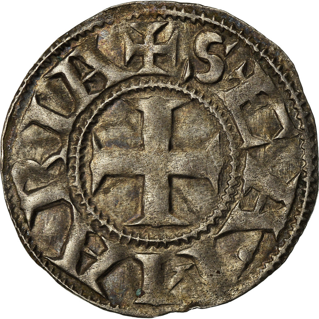 Moneda, Francia, Auvergne, Évêché de Clermont, Denarius, Clermont, EBC