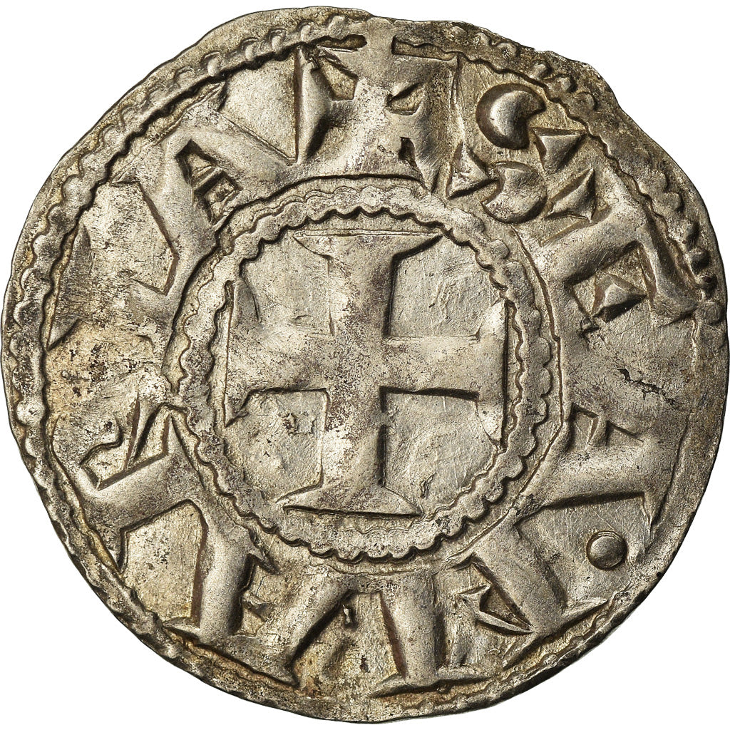 Moneda, Francia, Auvergne, Évêché de Clermont, Denarius, Clermont, EBC