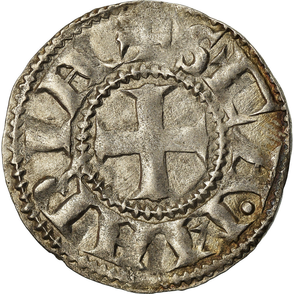 Moneda, Francia, Auvergne, Évêché de Clermont, Denarius, Clermont, MBC+