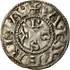 Moneta, Francja, Auvergne, Évêché de Clermont, Denarius, Clermont, AU(50-53)