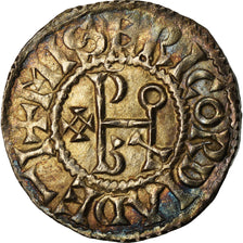 Moneta, Francia, Eudes, Denarius, 888-898, Blois, SPL-, Argento, Prou:482
