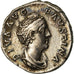 Moeda, Faustina I, Denarius, 145, Rome, AU(50-53), Prata, RIC:394