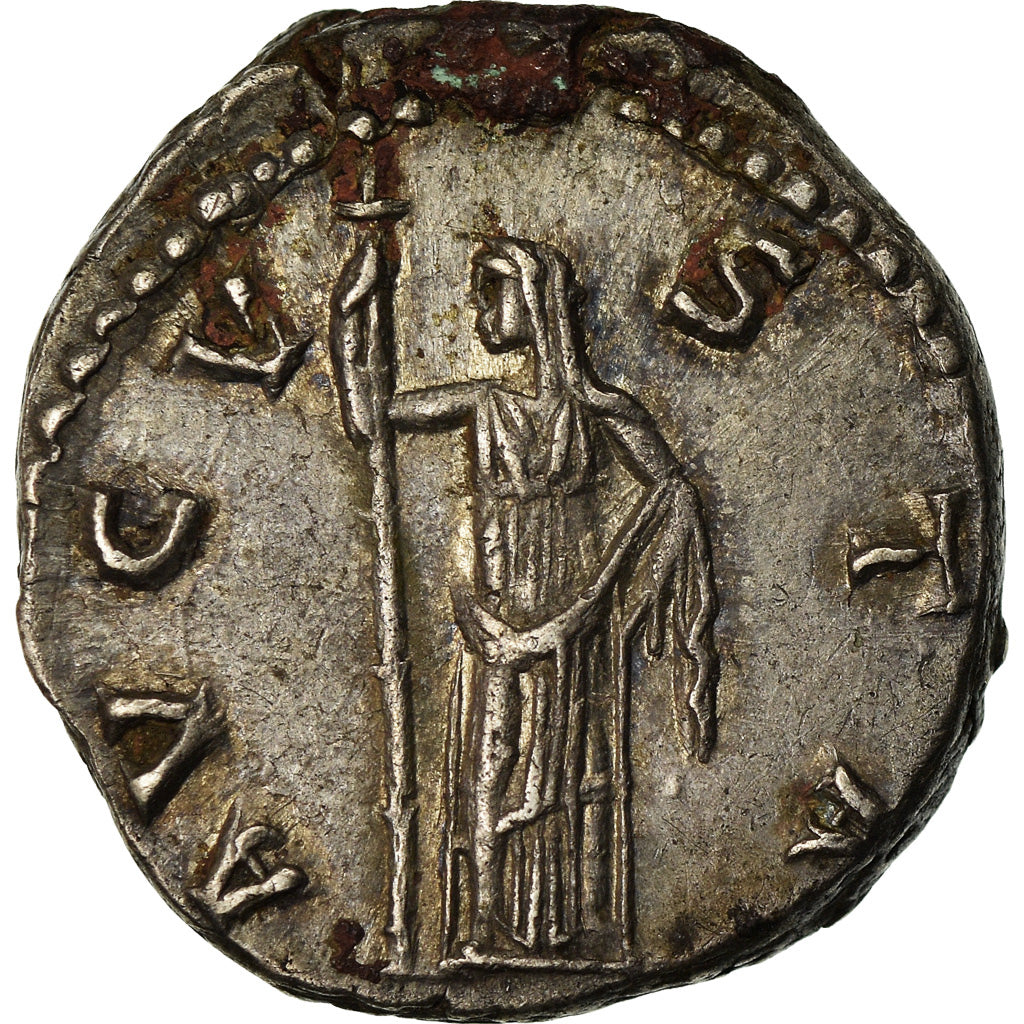 Moneda, Faustina I, Denarius, 148, Rome, MBC, Plata, RIC:362