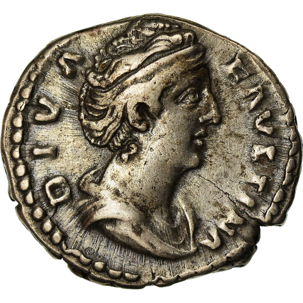Munten, Faustina I, Denarius, 148, Rome, ZF, Zilver, RIC:378