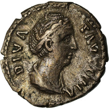 Moeda, Faustina I, Denarius, 148-152, Rome, EF(40-45), Prata, RIC:353
