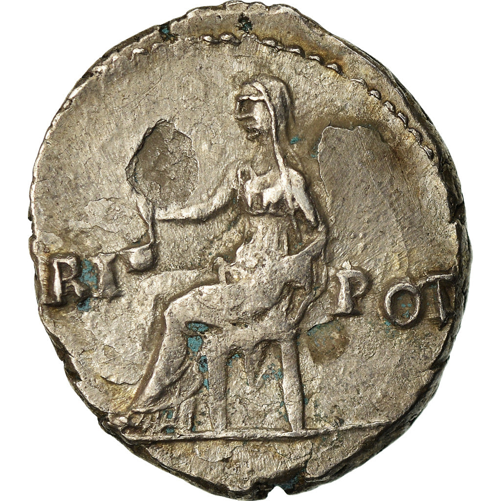 Coin, Vespasian, Denarius, 70-71, Rome, EF(40-45), Silver, RIC:37
