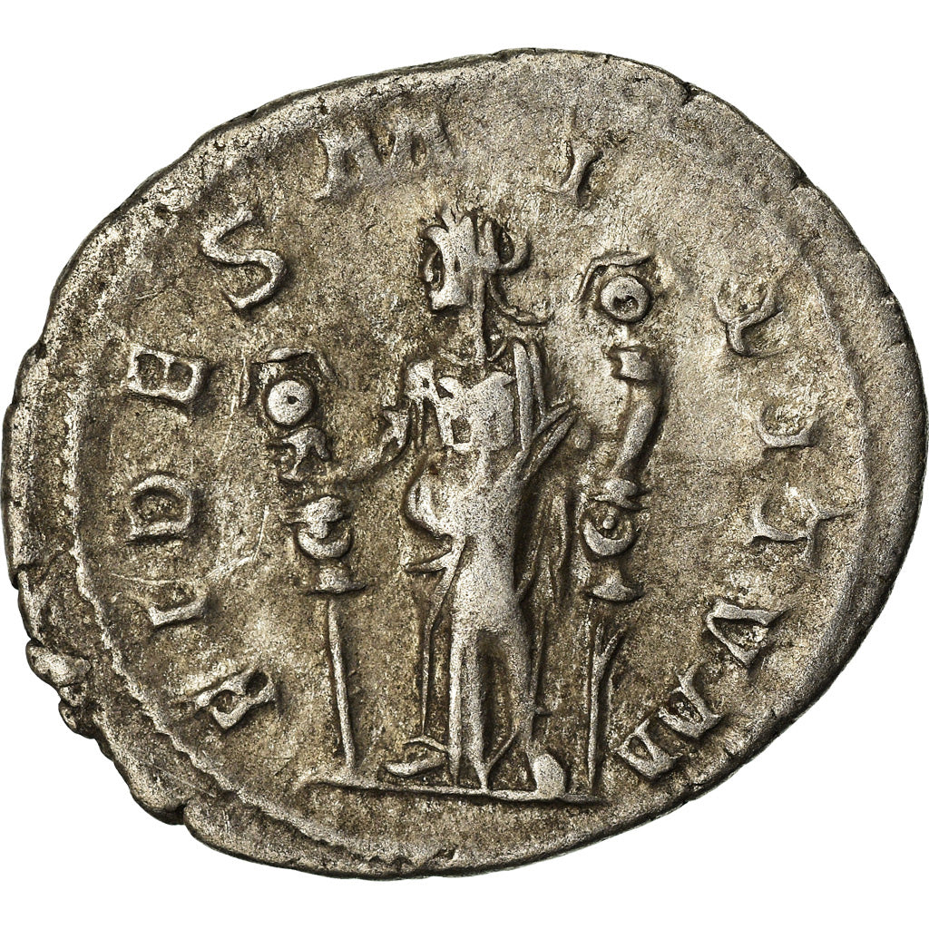 Coin, Maximinus I Thrax, Denarius, 235-236, Rome, AU(50-53), Silver, RIC:7A