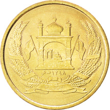 AFGHANISTAN, 5 Afghanis, 2004, KM #1046, MS(63), Brass, 24, 5.11