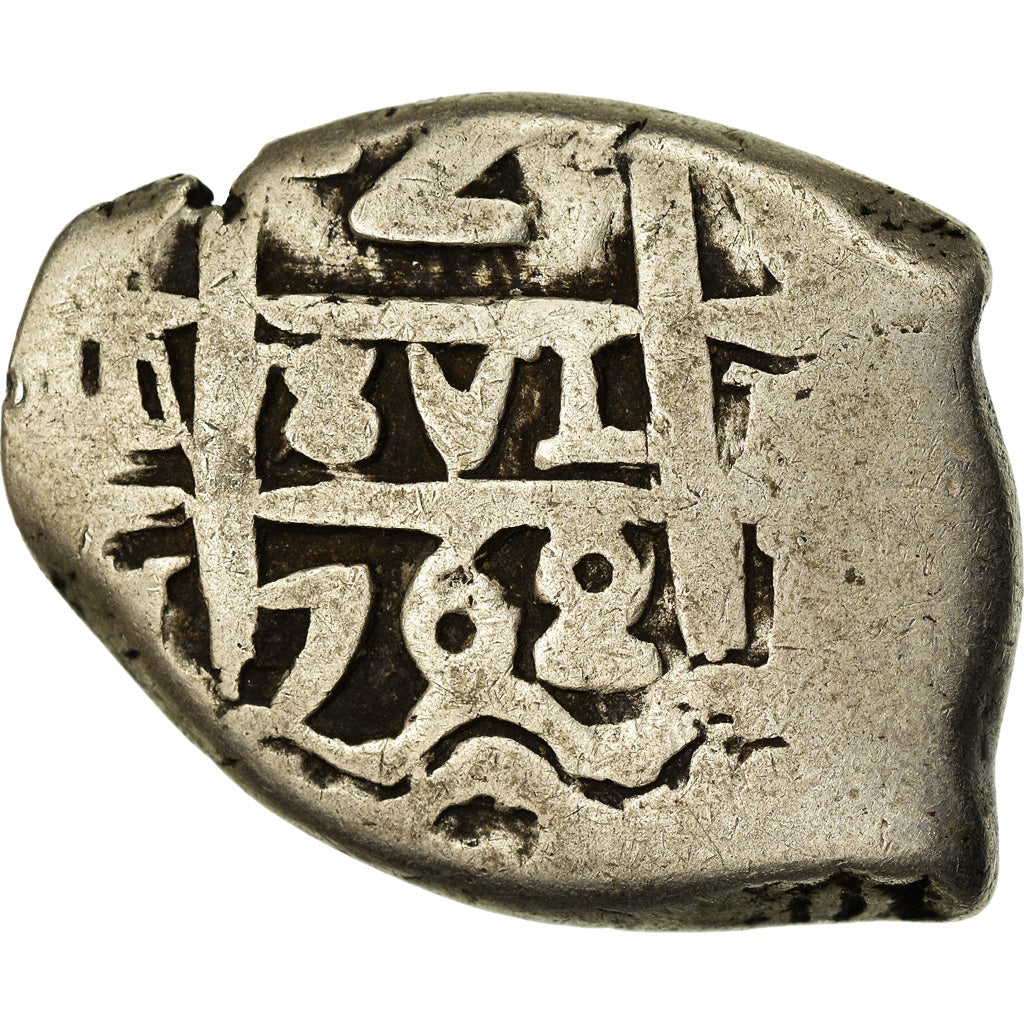 Coin, Bolivia, Charles III, 2 Reales, 1762, Potosi, COB, VF(30-35), Silver