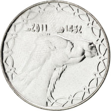 Algeria, 2 Dinars, 2011, KM #New, MS(63), Stainless steel, 5.13