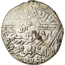 Moneta, Ayyubids, al-Nasir Yusuf II, Dirham, AH 655 (1257), Halab, MB+, Argento