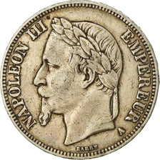 Monnaie, France, Napoleon III, Napoléon III, 5 Francs, 1868, Paris, TB+