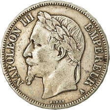 Coin, France, Napoleon III, Napoléon III, 5 Francs, 1868, Paris, VF(30-35)