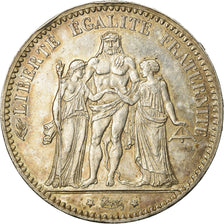 Coin, France, Hercule, 5 Francs, 1875, Paris, AU(55-58), Silver, KM:820.1