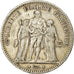 Coin, France, Hercule, 5 Francs, 1876, Paris, VF(30-35), Silver, KM:820.1