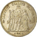 Munten, Frankrijk, Hercule, 5 Francs, 1876, Paris, ZF+, Zilver, KM:820.1