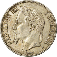 Moneta, Francia, Napoleon III, Napoléon III, 5 Francs, 1870, Paris, BB